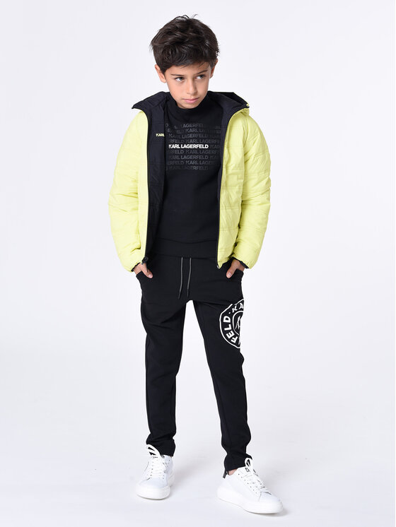 Karl Lagerfeld Kids Dūnu jaka Z26105 S Dzeltens Regular Fit