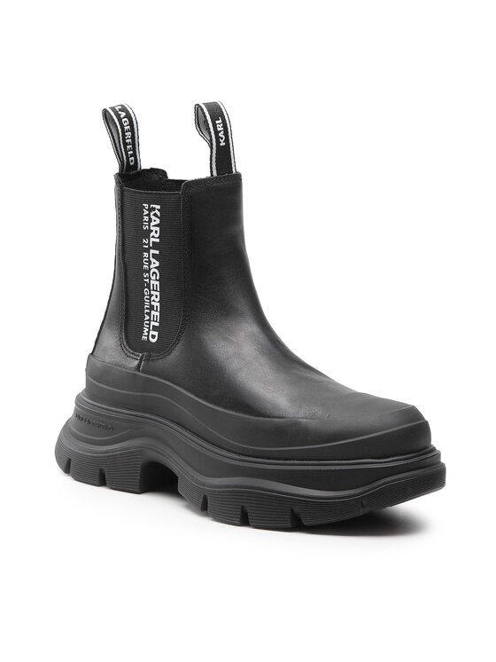 KARL LAGERFELD KARL LAGERFELD Chelsea cipele KL42944 Crna