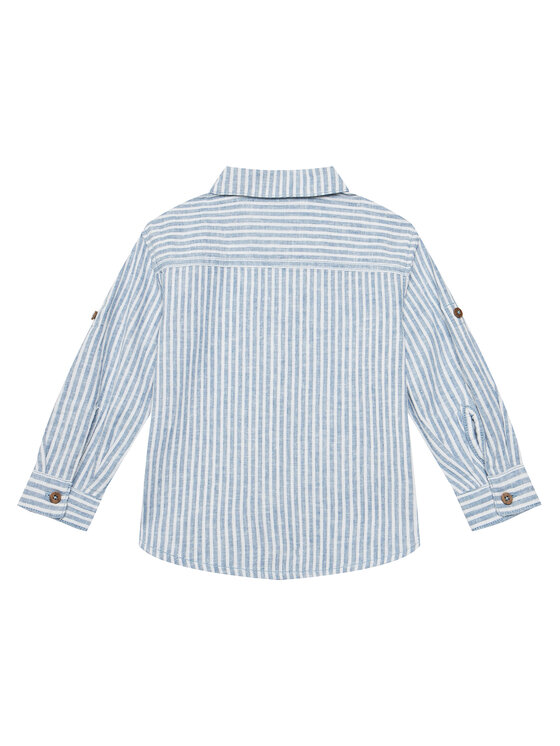 United Colors Of Benetton United Colors Of Benetton Srajca 52VMGQ02I Modra Regular Fit