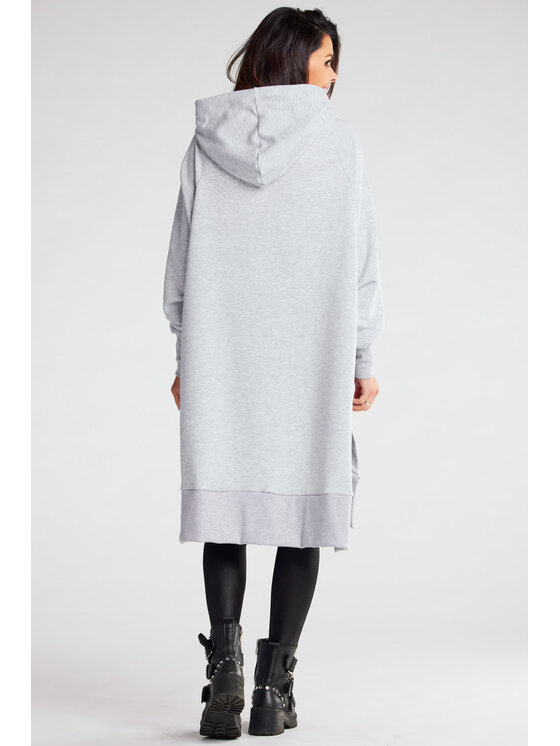 Infinite You Infinite You Bluza M279 Szary Basic Fit
