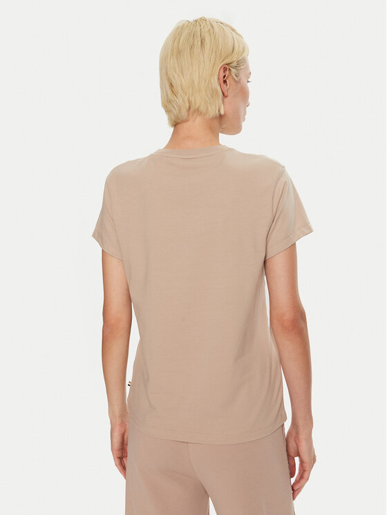 BOSS Boss T-krekls 50527303 Bēšs Relaxed Fit