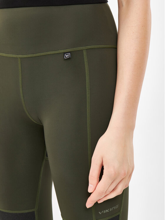 Viking Viking Legginsy Levanta Lady Khaki Slim Fit
