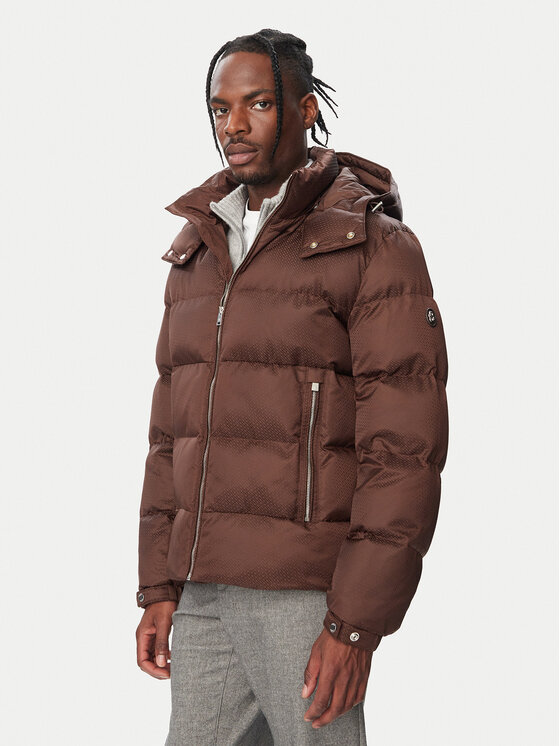 BOSS BOSS Winterjacke H-Corbinian 50565112 Dunkelbraun Regular Fit
