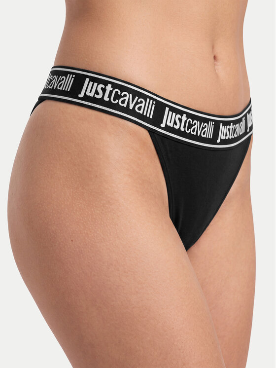 Just Cavalli Just Cavalli Komplet stringów 81PAJU01 CJUT2 Czarny