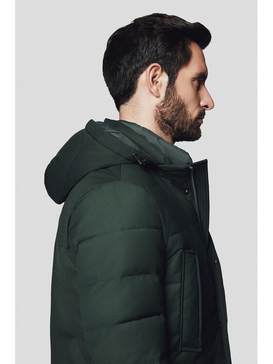 Lancerto Lancerto Kurtka zimowa Larvik KU097224000003 Zielony Regular Fit