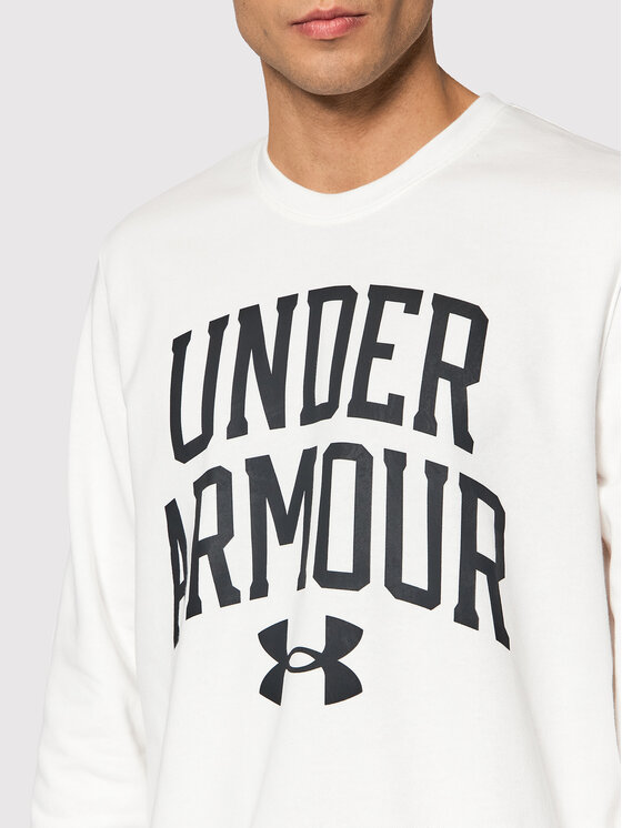 Under Armour Under Armour Bluza Ua Rival Terry 1361561 Biały Loose Fit