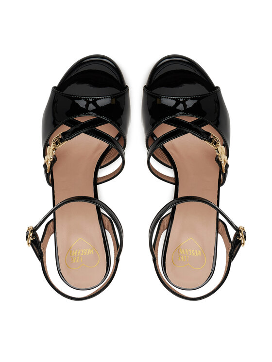 LOVE MOSCHINO LOVE MOSCHINO Sandały JA16089G1MIH0000 Czarny