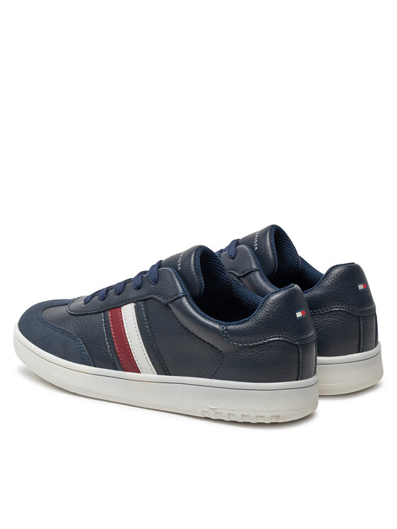 Tommy Hilfiger Tommy Hilfiger Tenisice Stripes Low Cut Lace-Up Sneaker T3X9-33645-1269 Tamnoplava