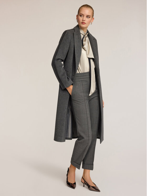 Motivi Motivi Pantaloni di tessuto P111Q004195N013 Grigio Regular Fit