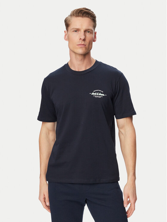 Jack & Jones Jack & Jones Set T-Shirt und Shorts Brandon 12298184 Dunkelblau Regular Fit