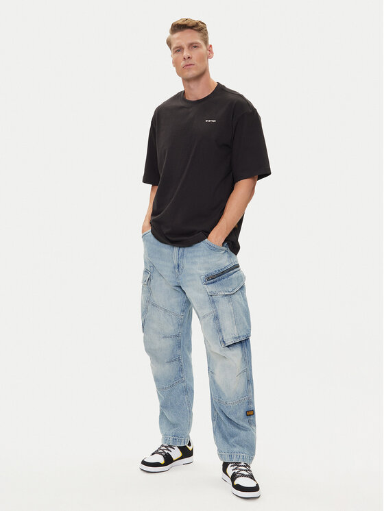 G-Star Raw G-Star Raw Marškinėliai Base D26817-D593 Juoda Boxy Fit