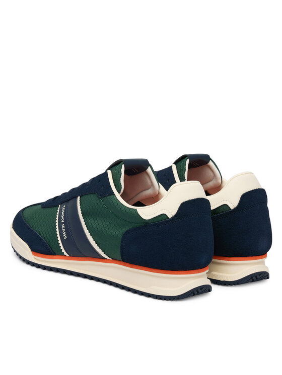 Tommy Jeans Tommy Jeans Sneakersy Tjm Retro Runner Cleated Winter EM0EM01664 Tmavomodrá