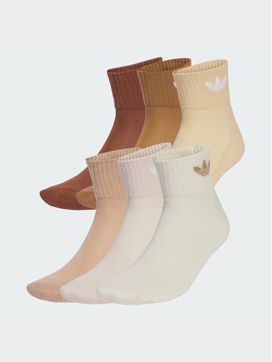 adidas adidas Skarpety długie Mid Ankle Socks 6 Pairs Biały