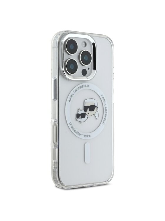 KARL LAGERFELD KARL LAGERFELD Etui na telefon Apple iPhone 16 Pro Max Biały