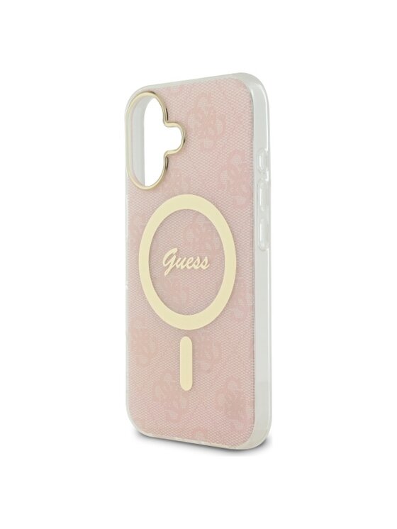 Guess Guess Etui na telefon iPhone 16 Różowy