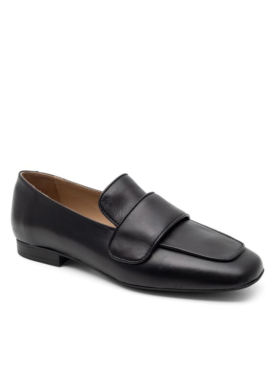 GINO ROSSI Gino Rossi Loaferice BIANCA-E23-23725PE Crna