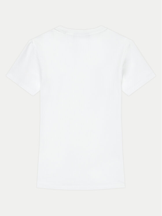 Napapijri Napapijri T-särk Chamois NP0A4HYL S Valge Regular Fit