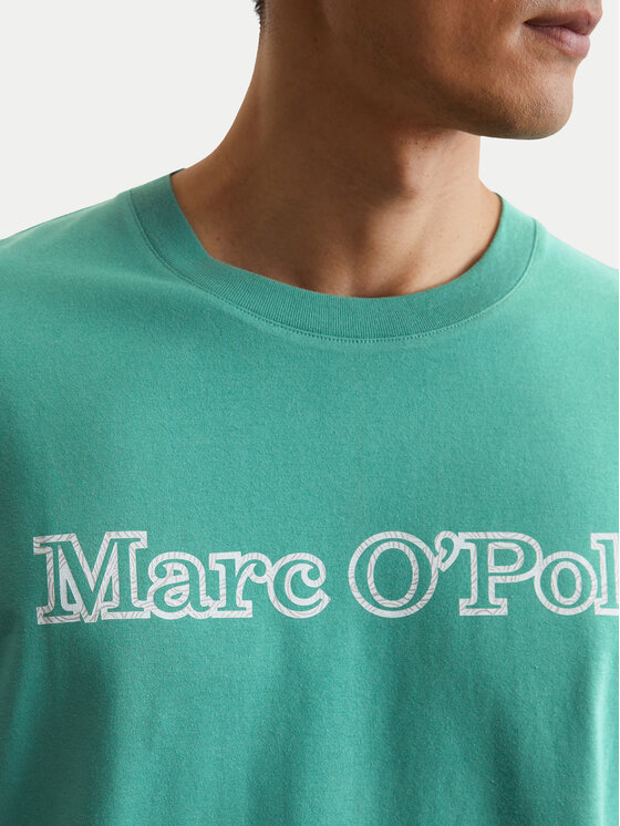 Marc O'Polo Marc O'Polo T-shirt 526201251154 Tirkizna Regular Fit
