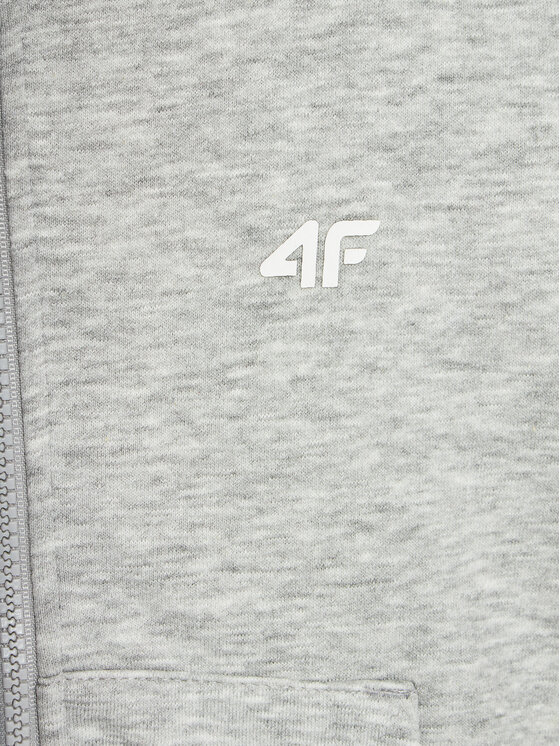 4F 4F Mikina 4FJWMM00TSWSF1315 Sivá Regular Fit