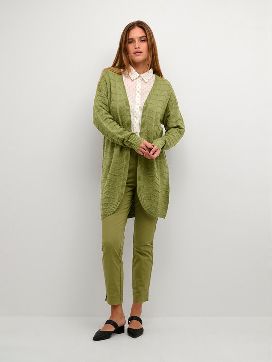 Kaffe Kaffe Strickjacke Kaemeria 10506359 Grün Regular Fit