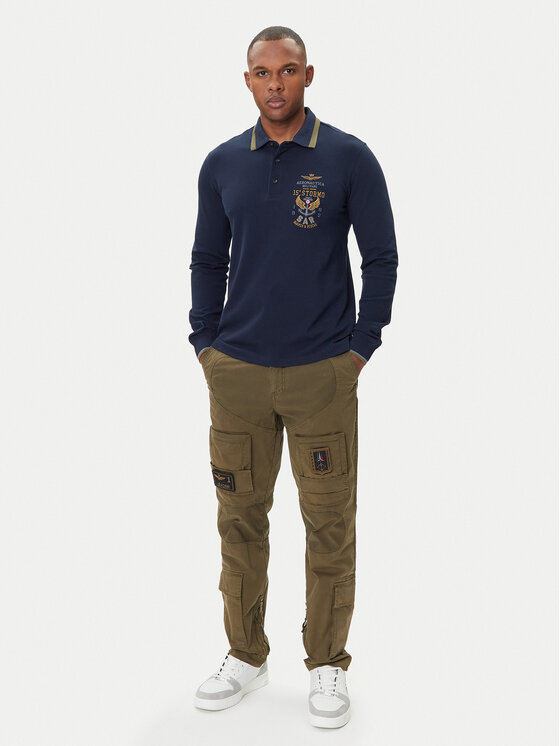 Aeronautica Militare Aeronautica Militare Polo 252PO1896UP00173 Tamnoplava Regular Fit