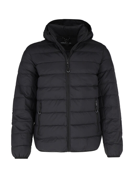 Volcano Volcano Kurtka zimowa J-RIX Czarny Regular Fit