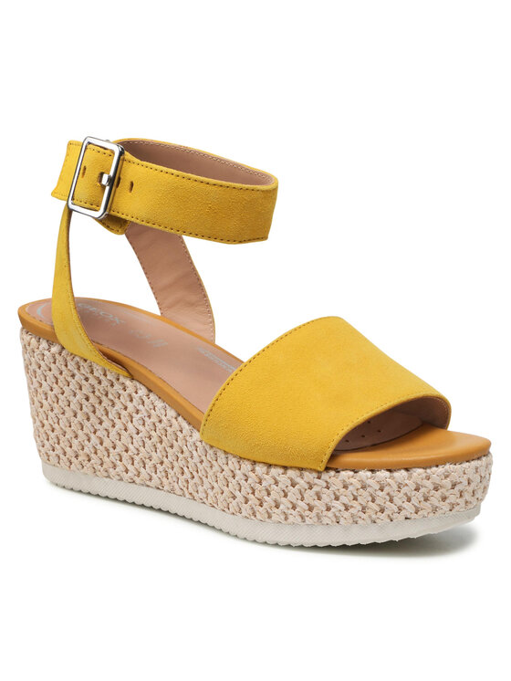Espadryle, rozmiar 38, Żółte, D Lipari A D25SMA 00021 C2006