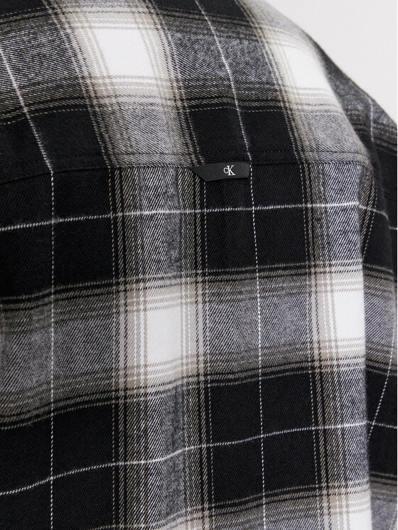 Calvin Klein Jeans Calvin Klein Jeans Koszula Check Shirt J30J324611 Czarny Regular Fit