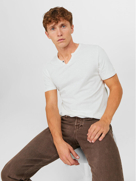 Jack&Jones Jack&Jones T-shirt Split 12164972 Bijela Standard Fit