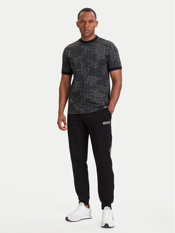 EA7 Emporio Armani EA7 Emporio Armani Футболка 7M002819 AF12874 FC099 Чорний Regular Fit