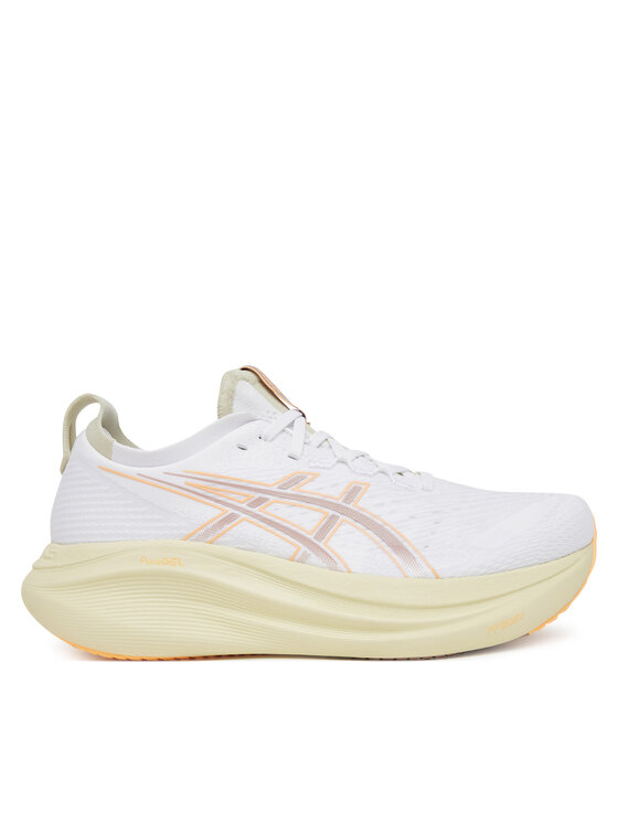 Asics Męskie Buty do biegania, rozmiar 42.5, Białe, Gel-Nimbus 27 1011B958