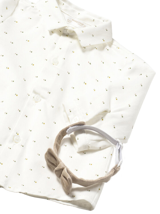 Mayoral Mayoral Camicia 2196 Écru Regular Fit