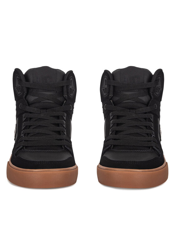 DC DC Αθλητικά PURE HIGH-TOP WC ADYS400043-BGM Μαύρο