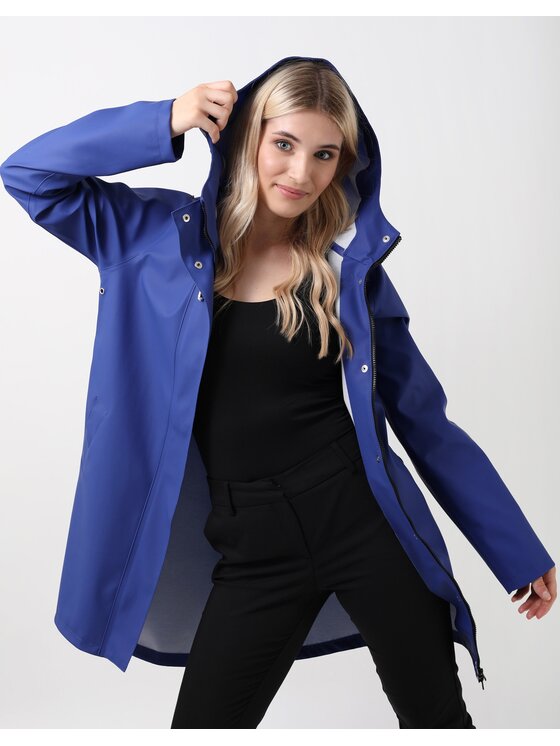 VANNSKJOLD Vannskjold Kurtka przeciwdeszczowa TREND Niebieski Parka Fit