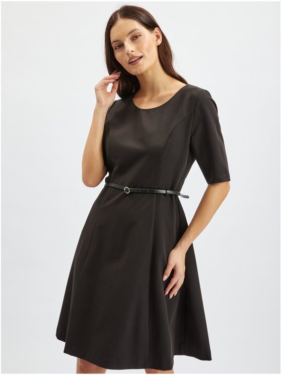 Orsay Orsay Sukienka 490453-660000__38 Czarny Regular Fit