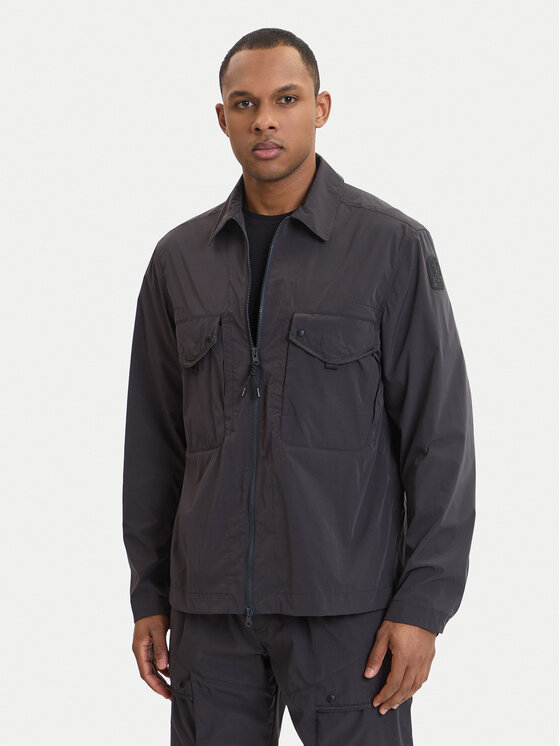 Parajumpers Parajumpers Marškinių švarkas Elgin 26SMPMOSTU02 Pilka Regular Fit