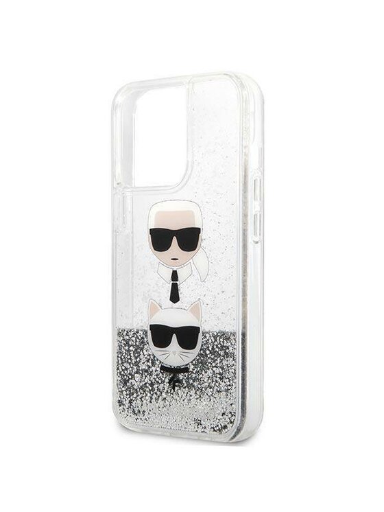 KARL LAGERFELD KARL LAGERFELD Etui na telefon Liquid Glitter Gatsby Czarny