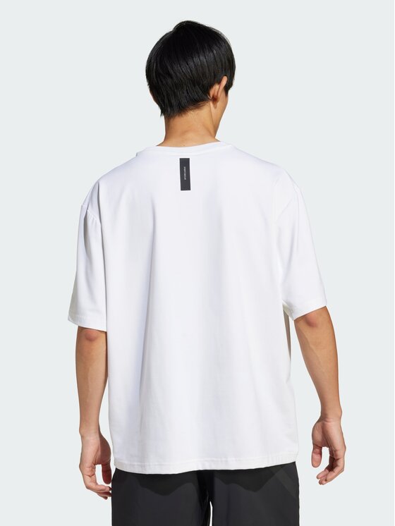 adidas adidas T-Shirt 148047 Biały Loose Fit