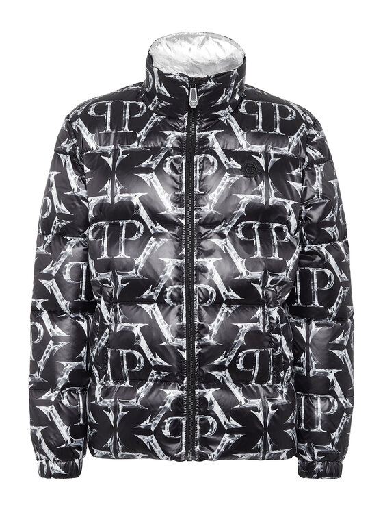 PHILIPP PLEIN PHILIPP PLEIN Vatovaná bunda 79 Černá Regular Fit