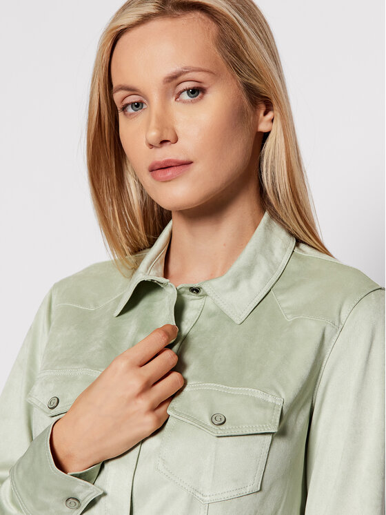 Camicia Daisy W1BH13 WE5D0 Verde Slim Fit