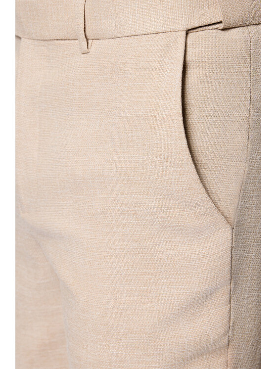 Lancerto Lancerto Spodnie materiałowe Carmine SP131125000004 Beżowy Slim Fit