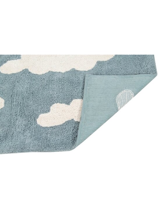 Lorena Canals Lorena Canals Dywan dziecięcy Dywan Bawełniany Cloud Vintage Blue 120x160 cm Niebieski