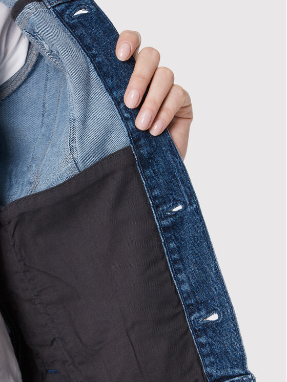 G-Star Raw G-Star Raw Kurtka jeansowa Burten Stretch D20051-C911-C767 Granatowy Regular Fit