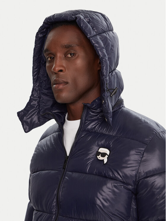 KARL LAGERFELD KARL LAGERFELD Žieminė striukė 505022 554590 Tamsiai mėlyna Regular Fit