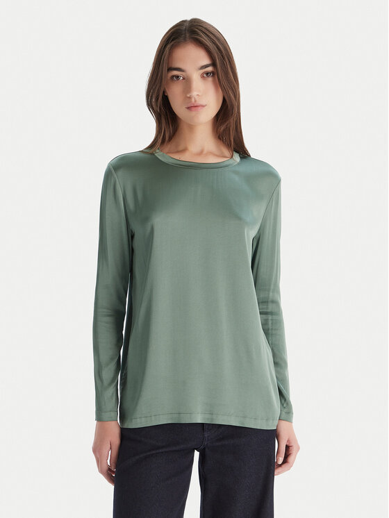 ViCOLO ViCOLO Bluză TF0244 Verde Regular Fit