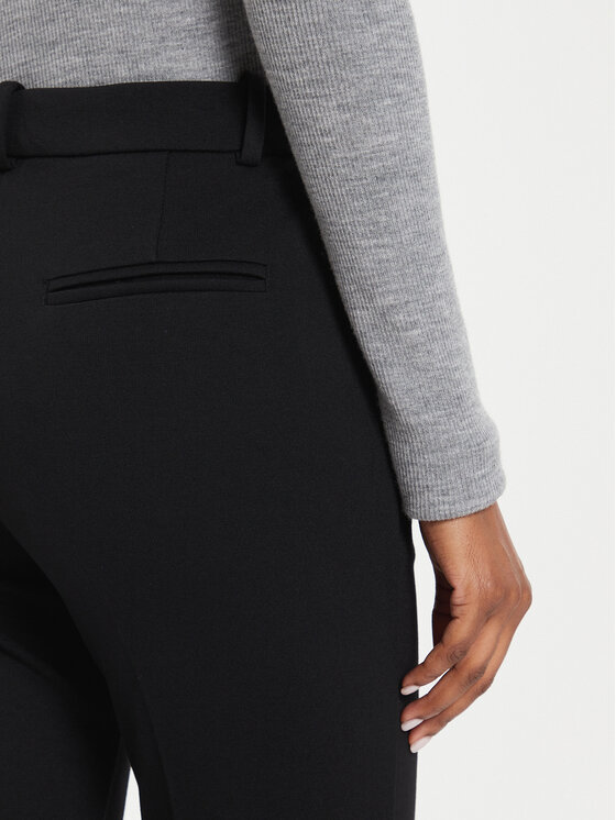 PINKO Pinko Hlače iz tkanine Bello 100155 A24D Črna Regular Fit