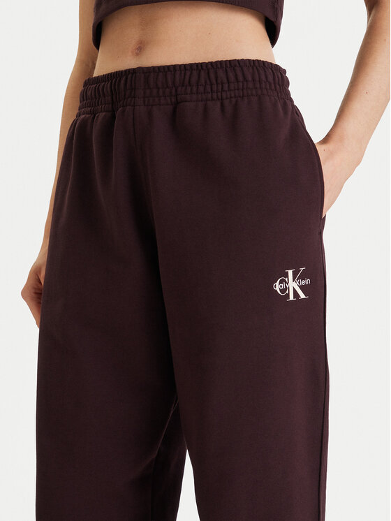 Calvin Klein Jeans Calvin Klein Jeans Sportinės kelnės Monologo LV047B235G Ruda Regular Fit