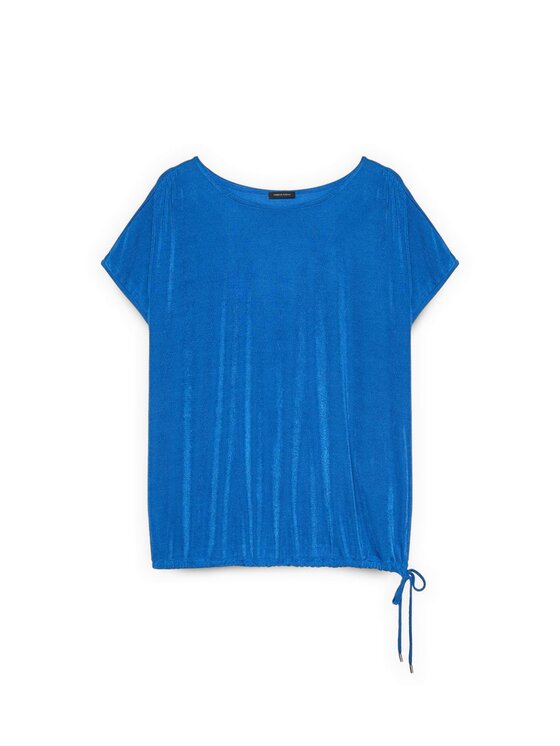 Fiorella Rubino Fiorella Rubino T-shirt G08ZL009108N024 Turchese Boxy Fit