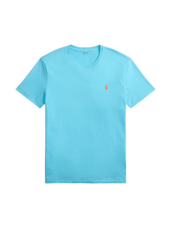 Polo Ralph Lauren Polo Ralph Lauren Футболка 710671438510 Голубий Custom Slim Fit