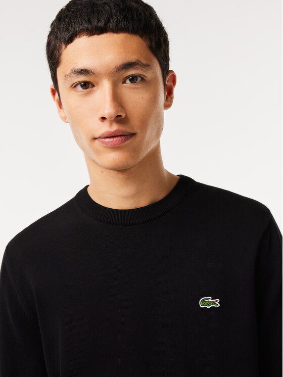Lacoste Lacoste Πουλόβερ AH1985 Μαύρο Regular Fit